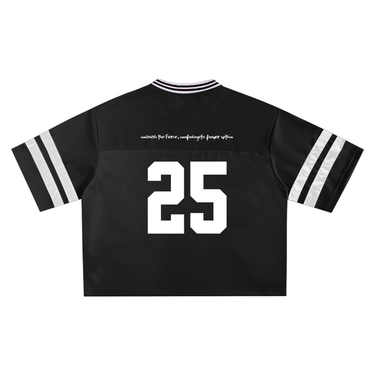 Taped Mesh Boxy T-Shirt