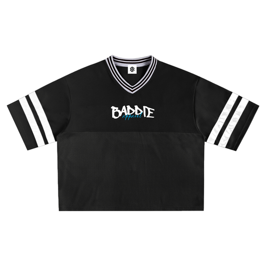 Taped Mesh Boxy T-Shirt