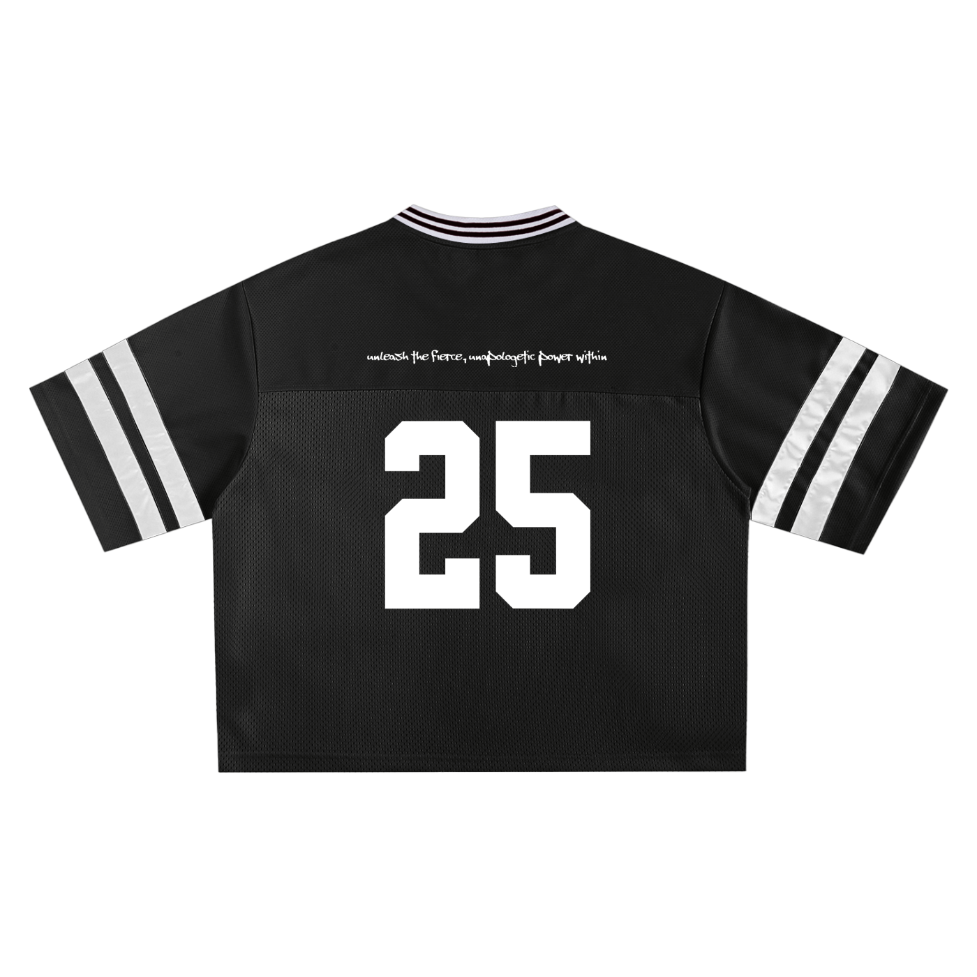 Taped Mesh Boxy T-Shirt